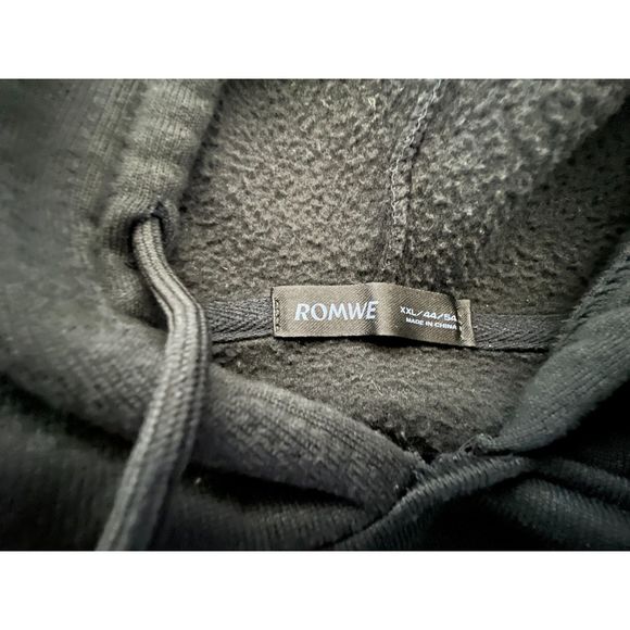 Asian Inspired Dragon Black Hoodie - Size XXL - Picture 3 of 5